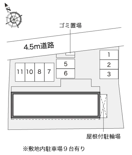 三木市平田 月極駐車場